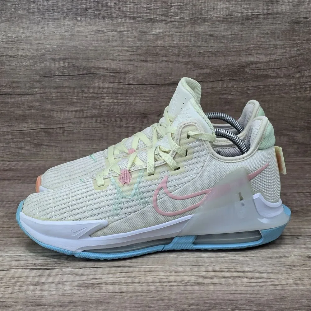 Nike LeBron Witness 6 Easter Men's Size 9.5 Light Yellow Shoes CZ4052-103 READ